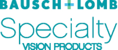 bauch and lomb logo with teal text