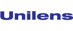 Unilens logo with blue text